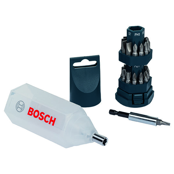 Set Bosch con 25 unidades para atornillar (Big-Bit).